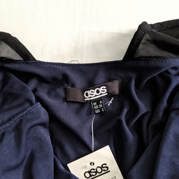 NWT ASOS Bodycon wrap dress - Picture 6 of 6